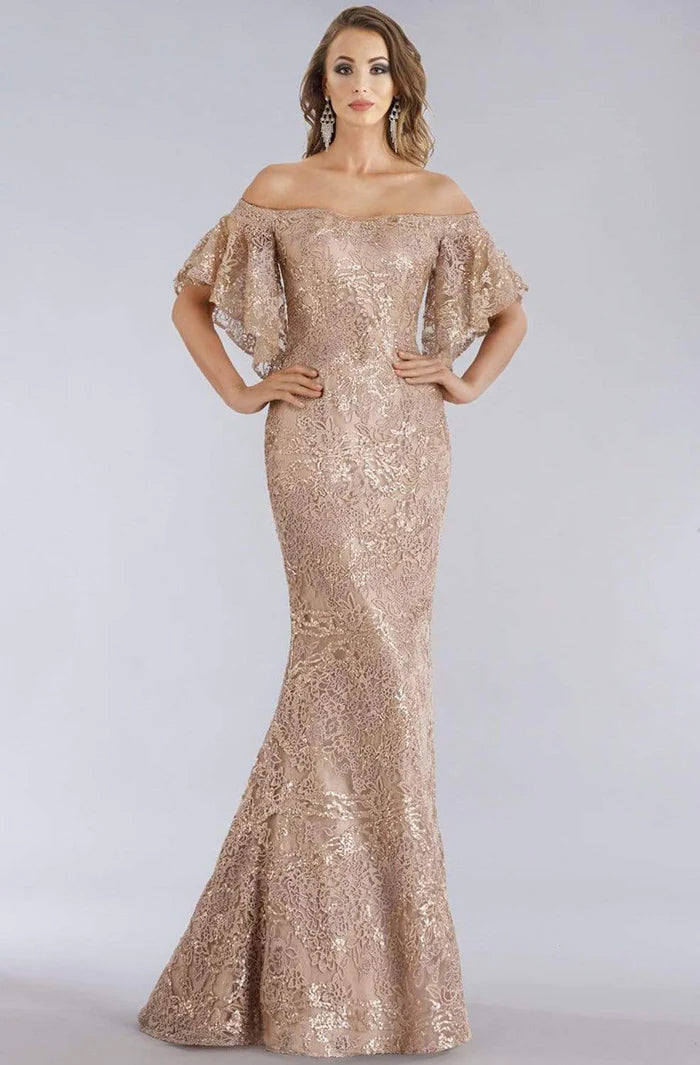 Feriani Couture Size 14, Elegant Evening Gown or Mother's Dress, Gold/ KasiasBridalOutlet Feriani Couture Size 14, Elegant Evening Gown or Mother's Dress, Gold/ KasiasBridalOutlet