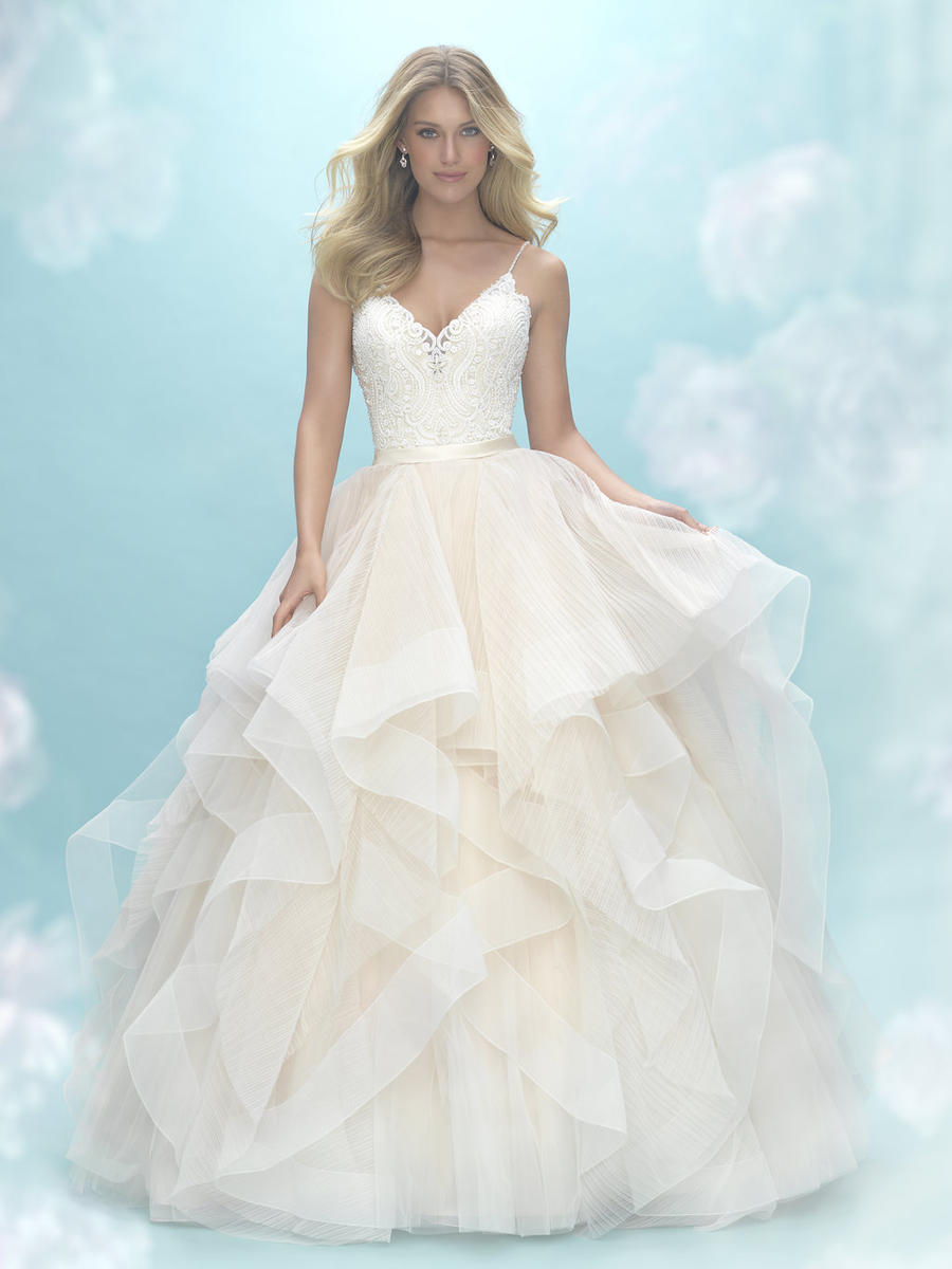 Allure Bridal 9450, Beautiful Layered Ballgown, Size 8 & 14