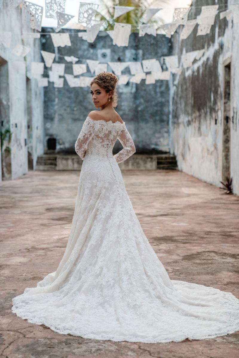 Allure Bridal C658, ivory/nude, size 10