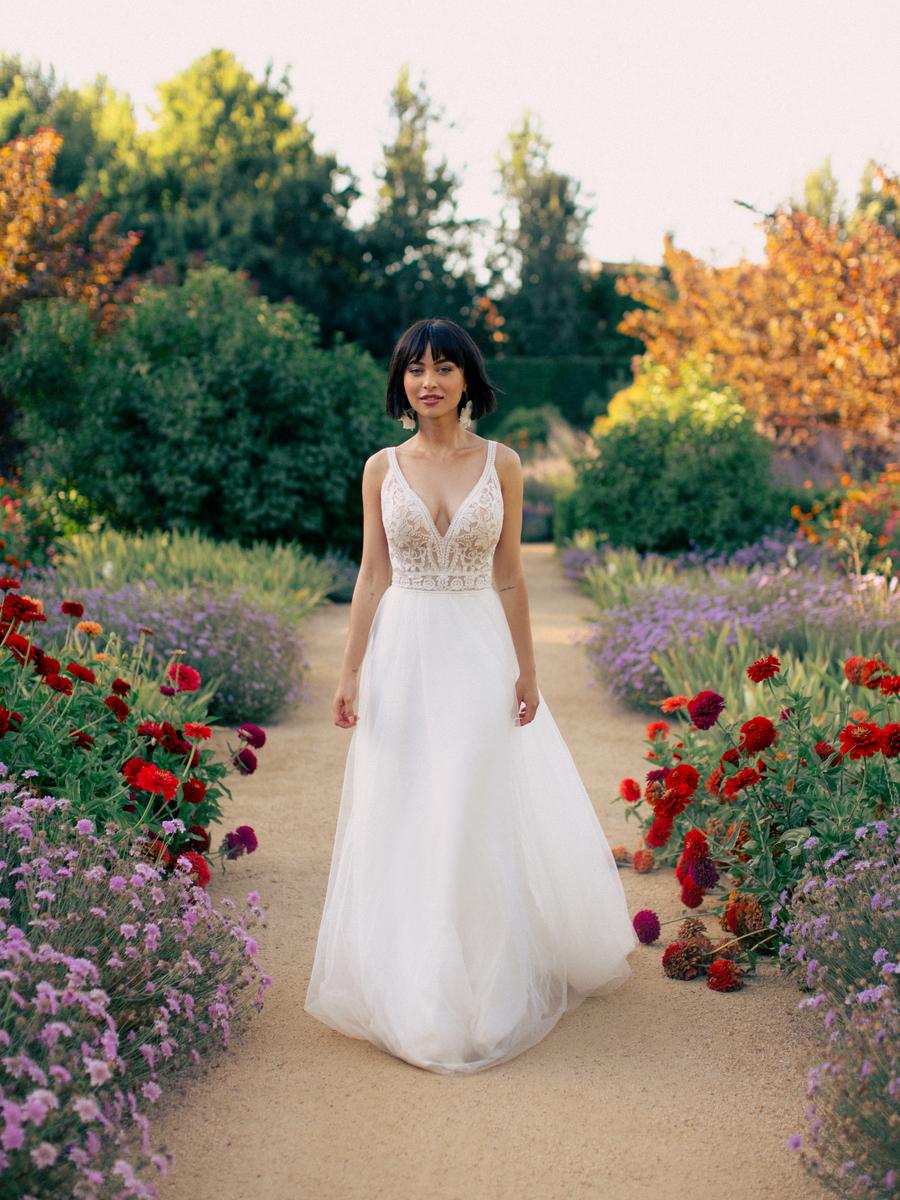 allure bridal champagne dress A1102 Allure Bridals