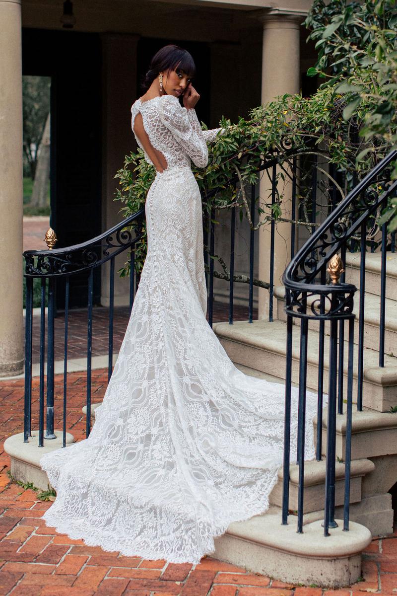 Allure Bridal Gown F260, Size 10 Sand/Ivory/Nude