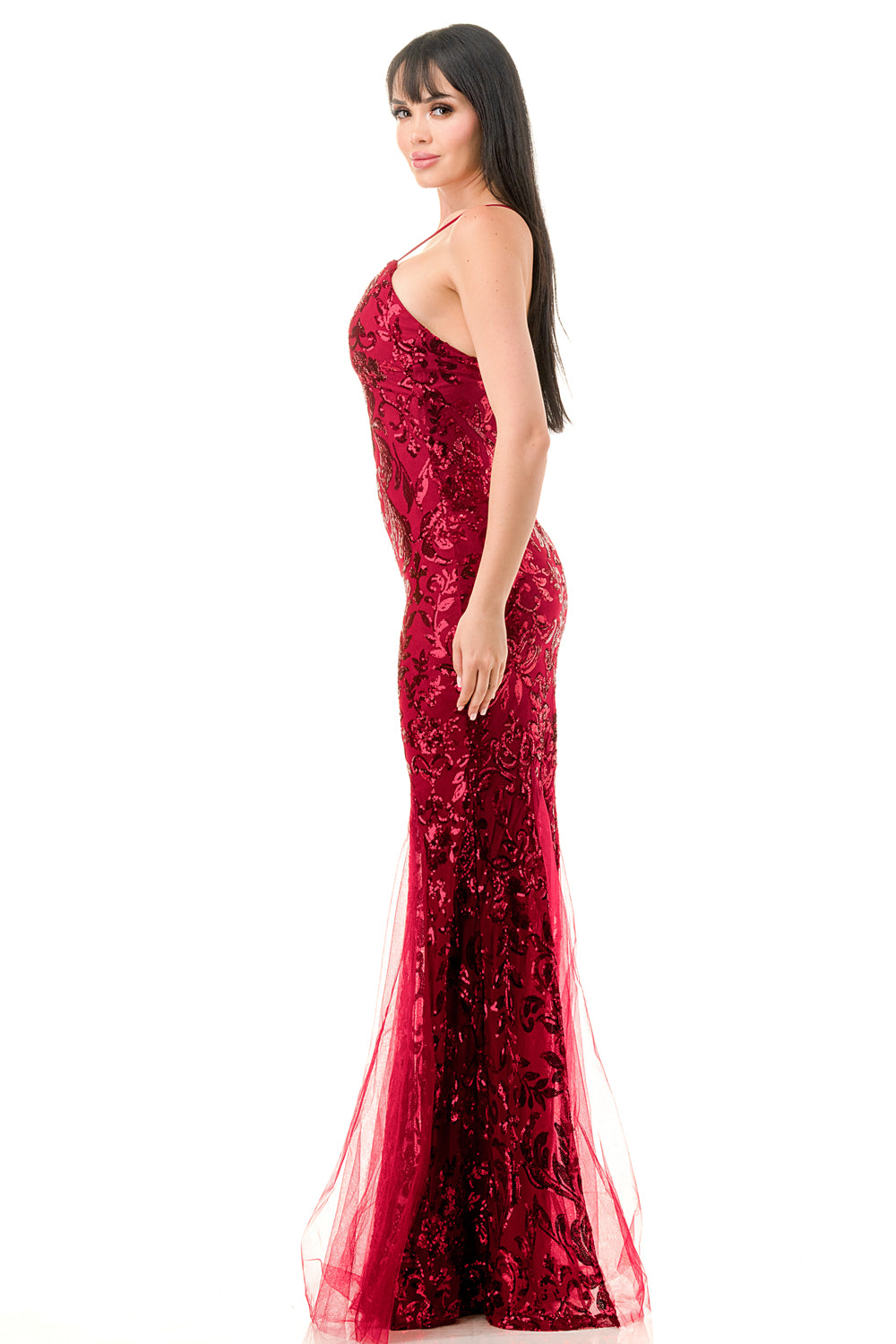 SLEEVELESS SEQUIN MAXI MERMAID Prom Dress, Evening Gown LSCD55271